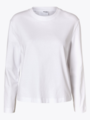 Selected Femme Essential Long Sleeve Boxy Tee Hvit