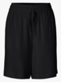 Selected Femme Viva Mid Waist Sun Shorts Black