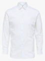 Selected Homme Slim Ethan Shirt Long Sleeve Classic Bright White