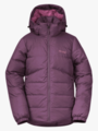 Bergans Røros Down Youth Girl Jacket Dark Ruby Purple