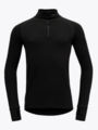 Devold Expedition Man Zip Neck Black/Flood