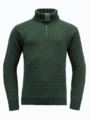 Devold Svalbard Wool Zip Neck Forest/Woods