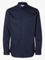 Selected Homme Slim Performance Shirt Long Sleeve Sky Captain