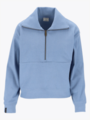 Twentyfour Mode Cozy Half-Zip Pastellblå